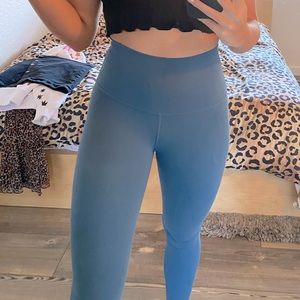 Lululemon Blue Align Leggings.